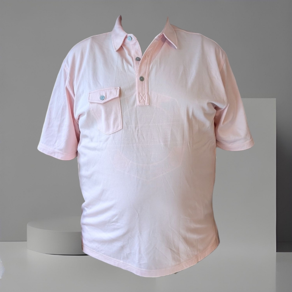 Ashworth Light Pink Polo Shirt for Men